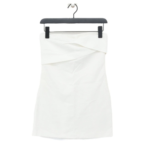 Zara White Women's linen blend dress - Picture 1 of 6